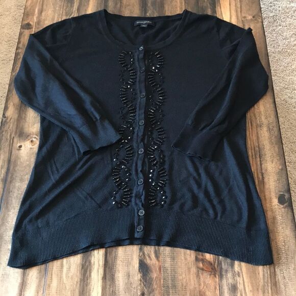 Banana Republic Sweaters - Banana Republic Black Cardigan with 3/4” Sleeves
